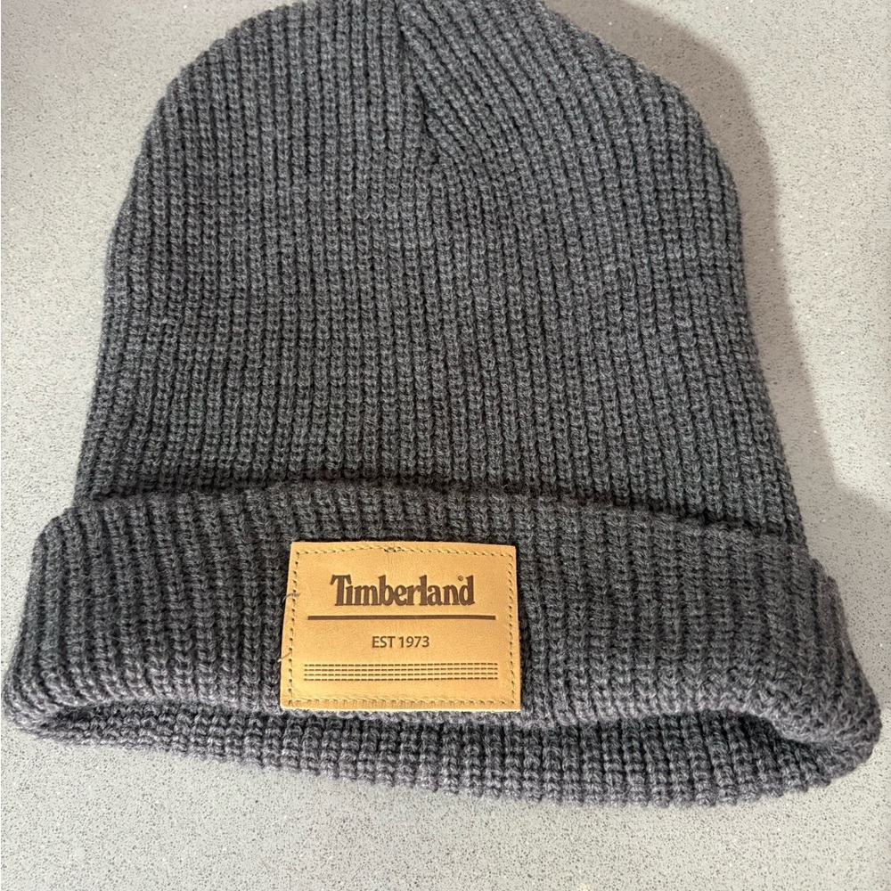 Timberland Charcoal Knit Hat